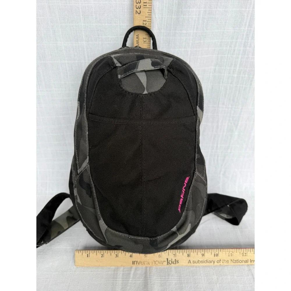 Dakine Mini Backpack Vintage Y2K Black Grey Camo Gorpcore Skater Streetwear Bag